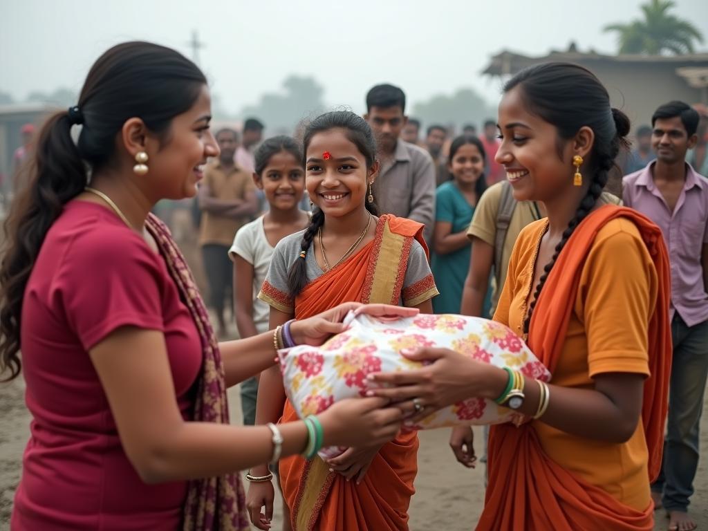 A_group_of_Indian_individuals_with_fair_skin,_dres
