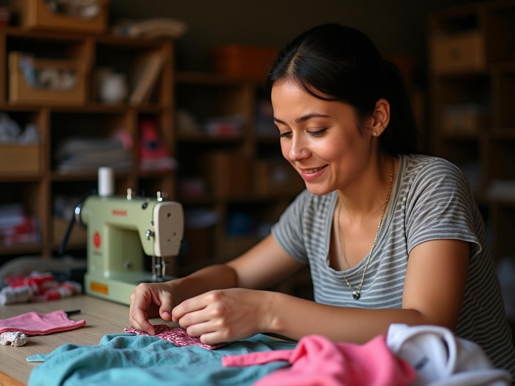 A_woman_with_fair_skin,_looking_empowered,_working