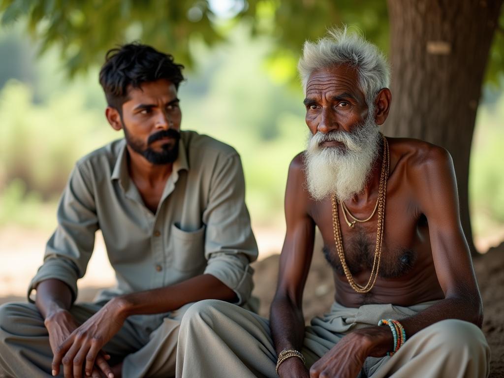 _A_young_Indian_male_volunteer_sitting_beside_a_po